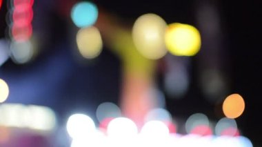 Odaklanmamış Bokeh Işıkları ve Lens Işıkları, Soyut Işık Arkaplanı