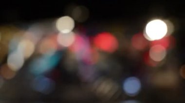 Odaklanmamış Bokeh Işıkları ve Lens Işıkları, Soyut Işık Arkaplanı