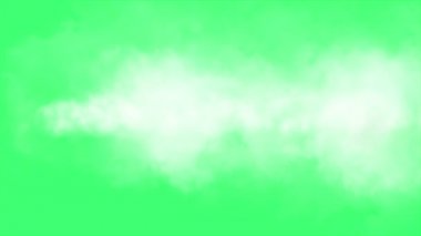 4k animasyon - Yeşil ekranda bulut etkisi