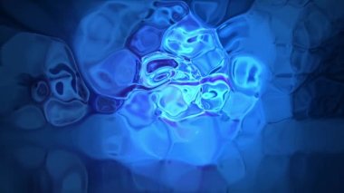 Soyut Psikedelik ve Garip Dijital Fütüristik Arkaplan 