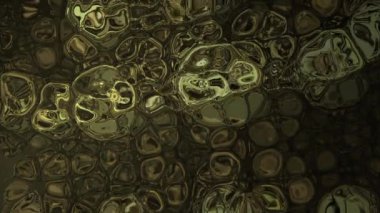 Soyut Psikedelik ve Garip Dijital Fütüristik Arkaplan 