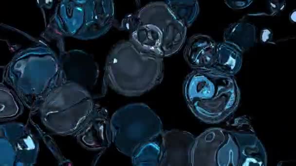 Animazione Forma Organica Astratta Liquida — Video Stock