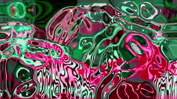 Animation Liquid Abstract Organic Form — Stock Video