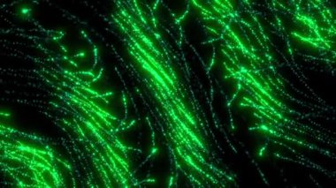 Soyut Renkli Hareketli Çizgili Yüzeyin Eşsiz Tasarımı