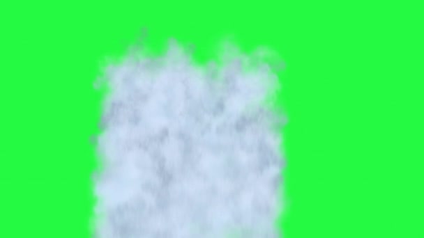Animation Waterfall Green Screen Background — Stock Video