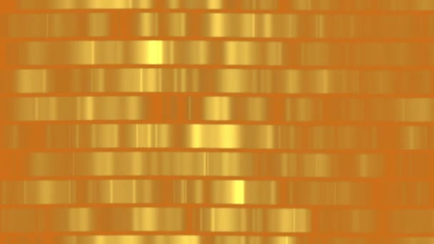 Уникальный Дизайн Абстрактно Золотистой Полосатой Поверхности — стоковое видео