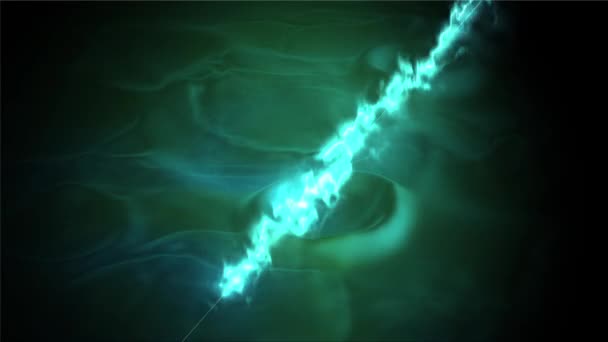 Animation générée par ordinateur de l'ouverture de porte à l'écran vert