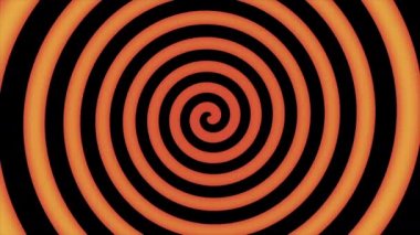 4k animasyon - Renkli spiral hipnoza hazır