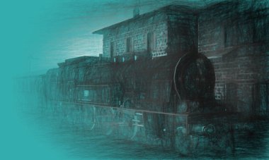 Trai 'nin 3 boyutlu çizimi