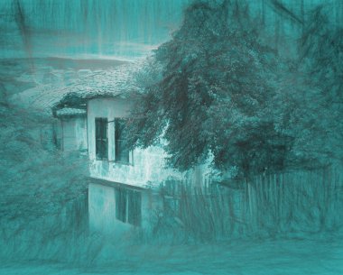 Old Town House 'un 3D çizimi