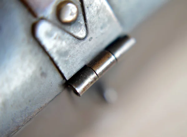 Vintage Metal Latch Locking Bolt Locked Doo — Stock Photo, Image