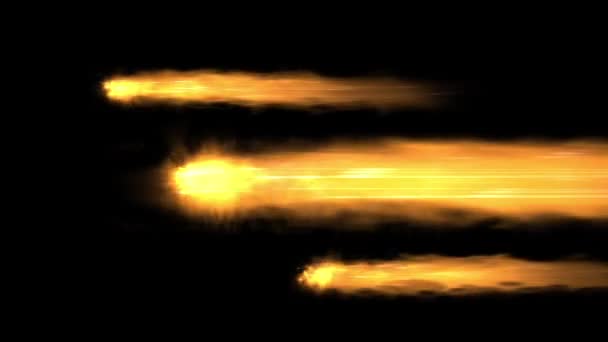 Fuego Rayas Luz Abstracta Animación Fondo — Vídeos de Stock