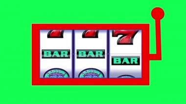 Slot makinesi yeşil ekranda canlandırma kazanıyor