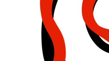 El Çizimi Animasyonu. Dinamik çizgi dönüşlü optik illüzyon. Sihirli tekno modern efekt