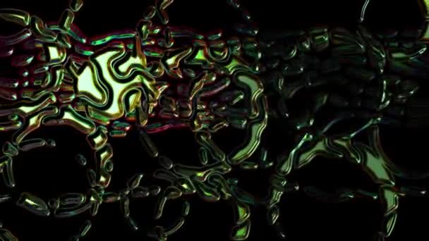 Animation Forme Organique Abstraite Liquide — Video