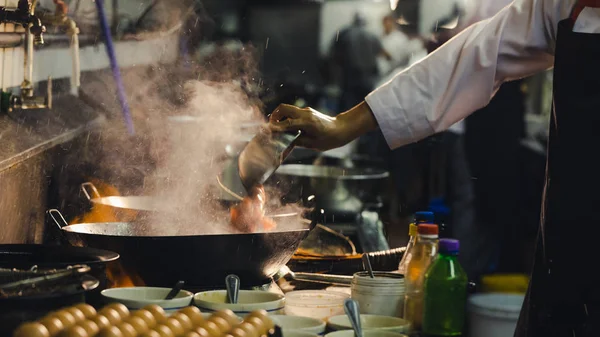 Stock image Chef stirring cooking