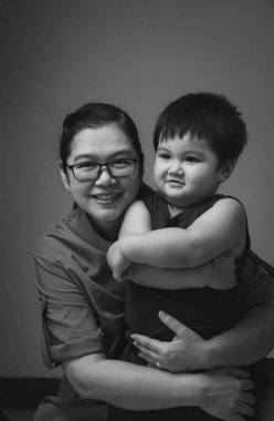 portre anne ve oğlu