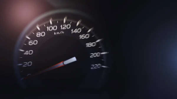 Speed meter of car — Stock Photo, Image