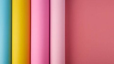 Renkli kağıt rulo soyut arkaplan