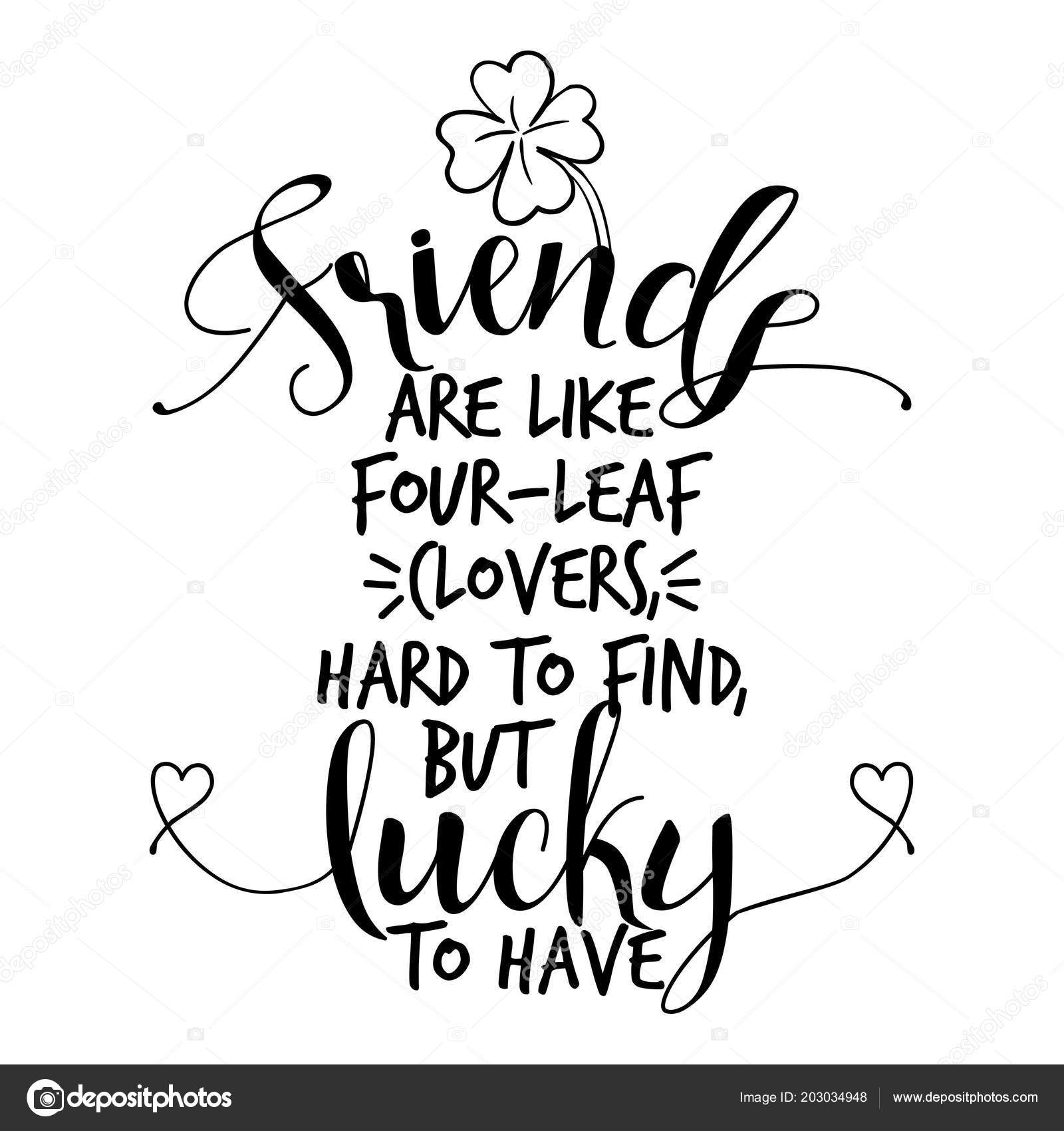 DIYthinker Best Friend is Like Four Leaf Clover Quote Desktop Photo Frame Picture Display Decoration Art Painting 