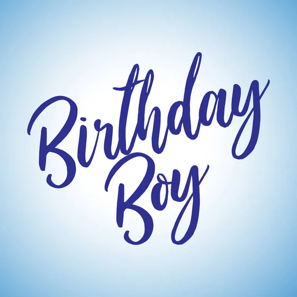 Πανό Γενέθλια Επέτειο Φυτώριο Κόμμα Αγόρι Γενεθλίων Καλό Για Τούρτα — Διανυσματικό Αρχείο