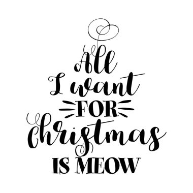 Miyav (seslendirme) - Noel için ifade Noel için istiyorum. Elle çizilmiş Xmas tebrik kartları, davetiyeler için yazı. Aferin t-shirt, kupa, hurda rezervasyon, Hediyelik, matbaa. Tatil Fiyatları.