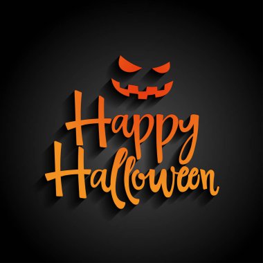 Mutlu Cadılar Bayramı bindirmeleri, yazı etiketleri tasarım. Retro rozeti. El alıntı ile çizilmiş izole amblemi. Cadılar Bayramı partisi işaret ya da logo. rezervasyon, posterler, tebrik kartları, afiş, tekstil hurda.