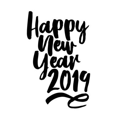 Mutlu yeni yıl 2019 - hat ifade için tatil. Elle çizilmiş yazı için tebrik kartları, davetiyeler. Aferin t-shirt, kupa, hurda rezervasyon, Hediyelik, matbaa. Tatil Fiyatları.