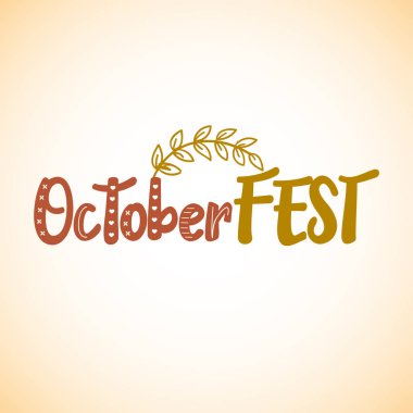 Octoberfest - beyaz arka plan üzerinde teklif sonbahar tatil. Aferin t-shirt, kupa, hurda rezervasyon, Hediyelik, matbaa. Tatil Fiyatları.