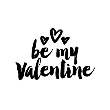 My Valentine - Sevgililer günü için hat ifade olması. Elle çizilmiş yazı için harika tebrik kartları, davetiyeler. İyi t-shirt, kupa, hurda rezervasyon, Hediyelik, Matbaa.