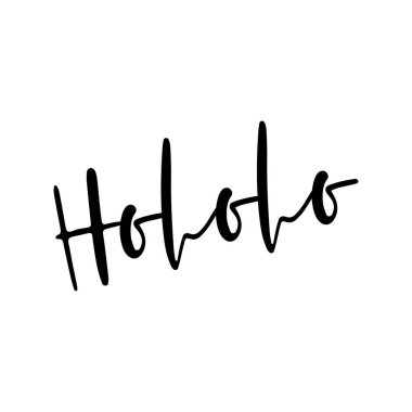 Ho ho ho - Noel şarkıları hat ifade Noel için. Elle çizilmiş Xmas tebrik kartları, davetiyeler için yazı. Aferin t-shirt, kupa, hurda rezervasyon, Hediyelik, matbaa. Tatil fiyatları.