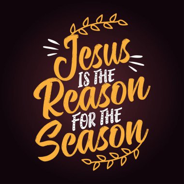 İsa sezon - Noel için hat ifade için nedenidir. Elle çizilmiş Xmas tebrik kartları, davetiyeler için yazı. İyi t-shirt, kupa, hurda rezervasyon, Hediyelik, Matbaa.