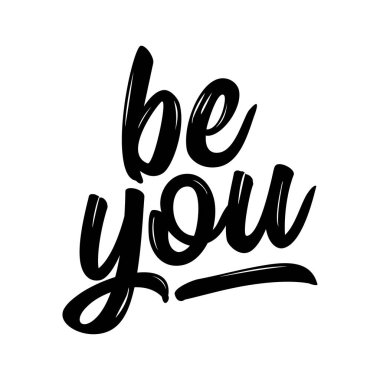 sen olmak - güzel yazı hat alıntı. El yazısı bilgelik tebrik kartı. Motivasyon posteri. Modern vektör tasarımı.