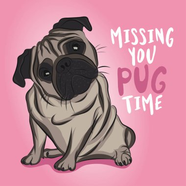 Download Pug In A Mug Free Vector Eps Cdr Ai Svg Vector Illustration Graphic Art