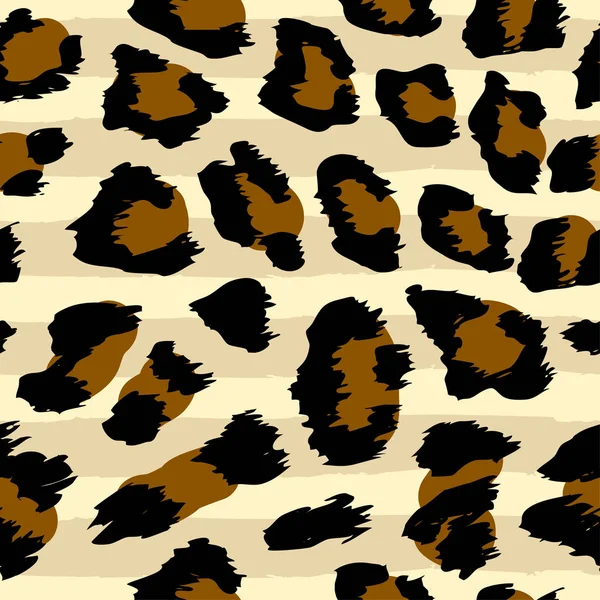 Дизайн Візерунка Ocelot Смішний Візерунок Безшовного Леопарда Літературний Плакат Або — стоковий вектор