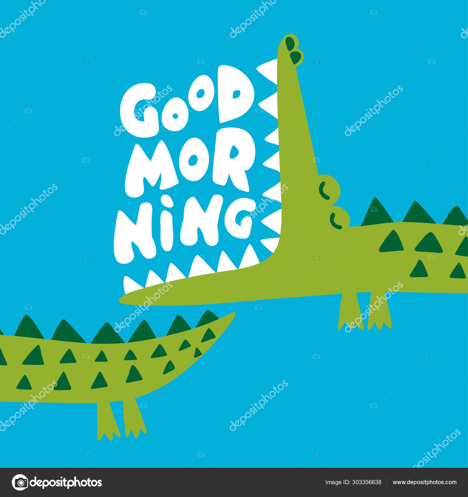 Image vectorielle Bonjour Design Imprimé Crocodile Mignon Gribouillage  Dessiné Main Drôle Alligator par ©Azindianlany - 303356638, image size:1600x1700