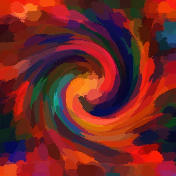 Abstract background with spiral colorful rainbow. Abstract texture multicolor. Twisted brush. Multicolored swirl and rainbow. Composition of color and movement. Blue yellow purple and glitter