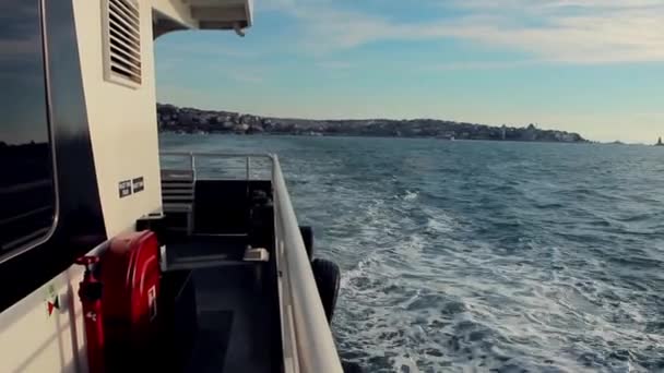 Ferry boat of Bosphorus Istanbul — Stok Video