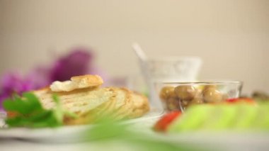 evde kahvaltı işadamı