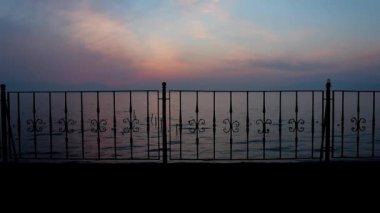 üzüntü yalnız adam siluet Seaview ile yürüyüş