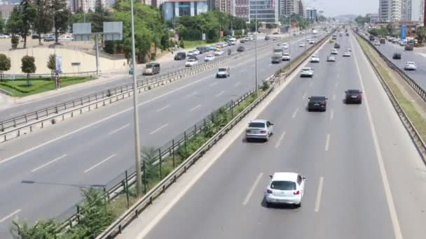 Ciudad carretera Timelapse — Vídeo de stock