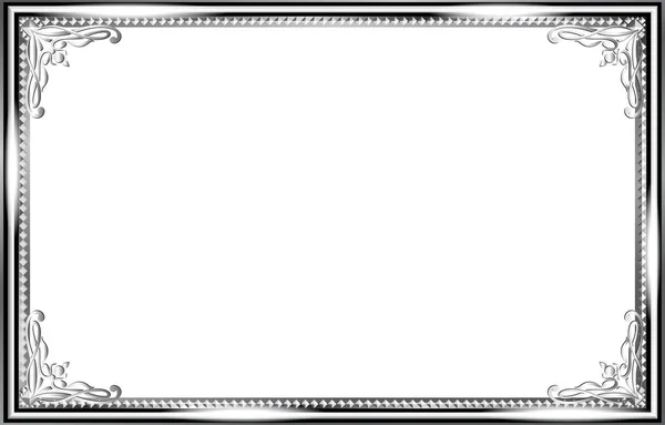 Design Vectoriel Style Motif Décoration Conception Bordure Est Motif Cadre — Image vectorielle