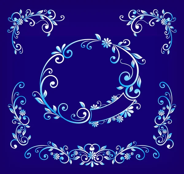 çerçeve köşe hattı için resmi, vektör tasarım dekorasyon desen stili çiçek ile. sınır tasarlamak desen Tay sanat tarzıdır