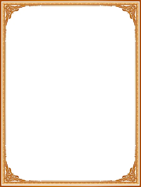 çerçeve köşe Tayland hattı için resmi, vektör tasarım dekorasyon desen stili çiçek ile