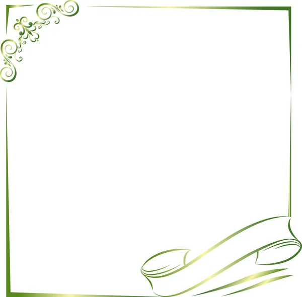 çerçeve köşe Tayland hattı için resmi, vektör tasarım dekorasyon desen stili çiçek ile