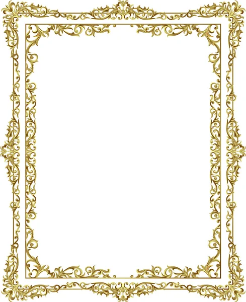 çerçeve köşe Tayland hattı için resmi, vektör tasarım dekorasyon desen stili çiçek ile