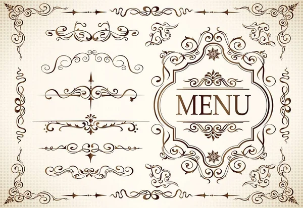 Tay tarzı sınır, çizgi köşeleri ile eski fotoğraf çerçevesi. Dekorasyon ahşap tarzı vektör tasarım desen çiçek 