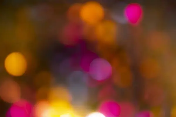 Style Artistique Lumières Brillantes Déconcentrées Avec Effet Bokeh — Photo