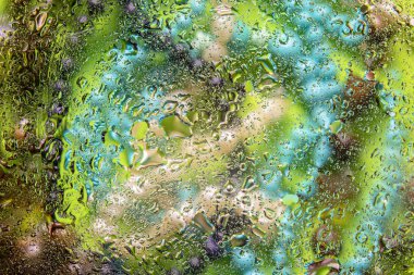 Kadın parlak çok renkli süsler soyut görüntü