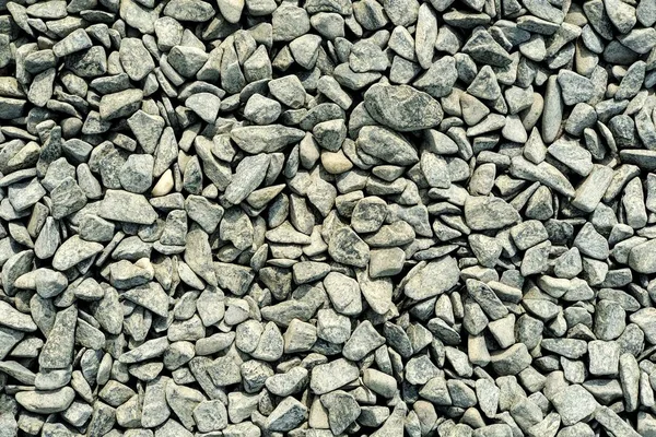 灰色の砂利 灰色の石のテクスチャです — ストック写真